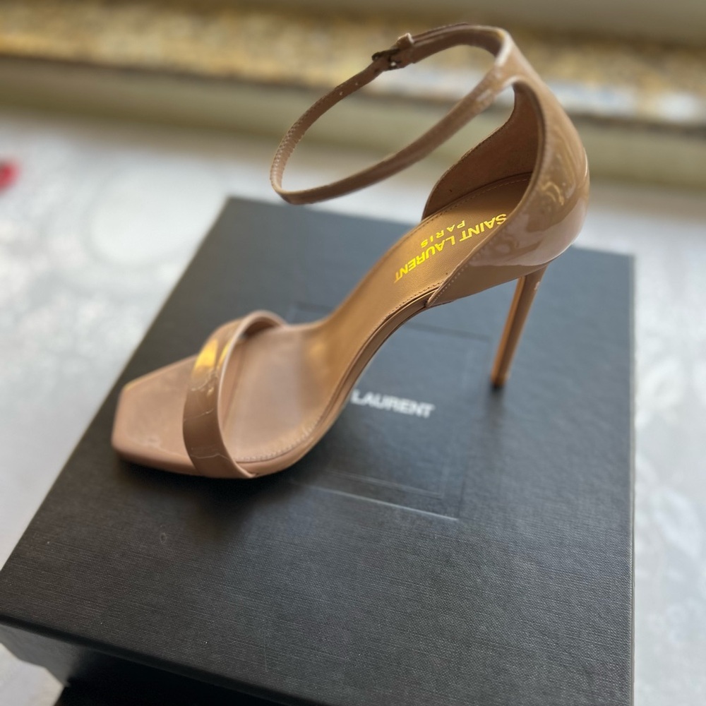 Saint Laurent Beige Women's Heels - Picture 14 of 16